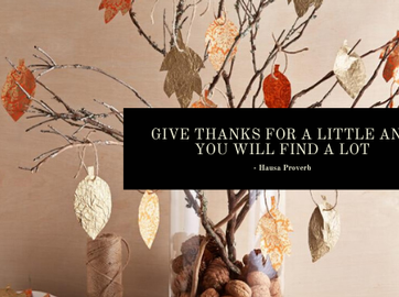 Thankful Families at Thanksgiving